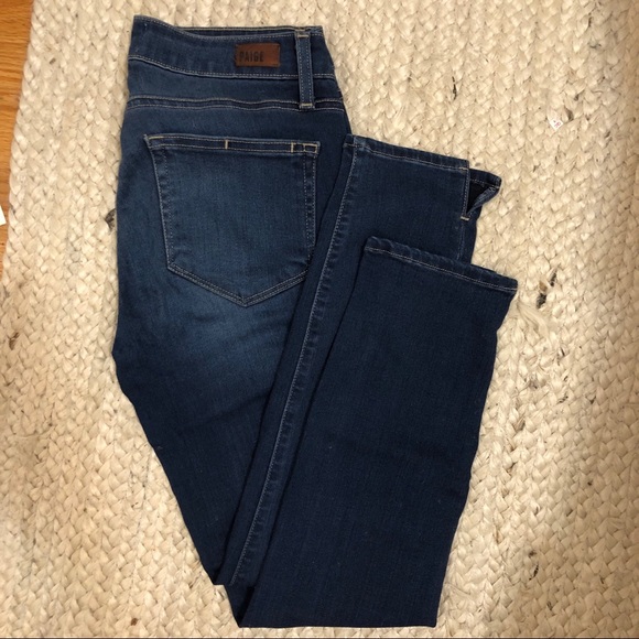 Paige Jeans in Verdugo Crop Dark Wash - Picture 2 of 6